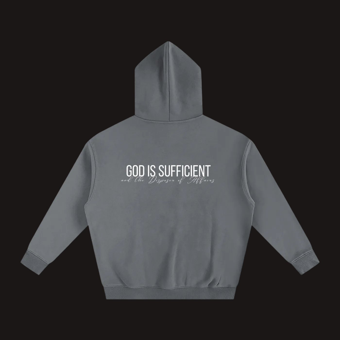 ‘God Is Sufficient’ - Oversized Fleeced Hoodie
