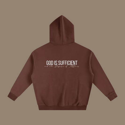 ‘God Is Sufficient’ - Oversized Fleeced Hoodie