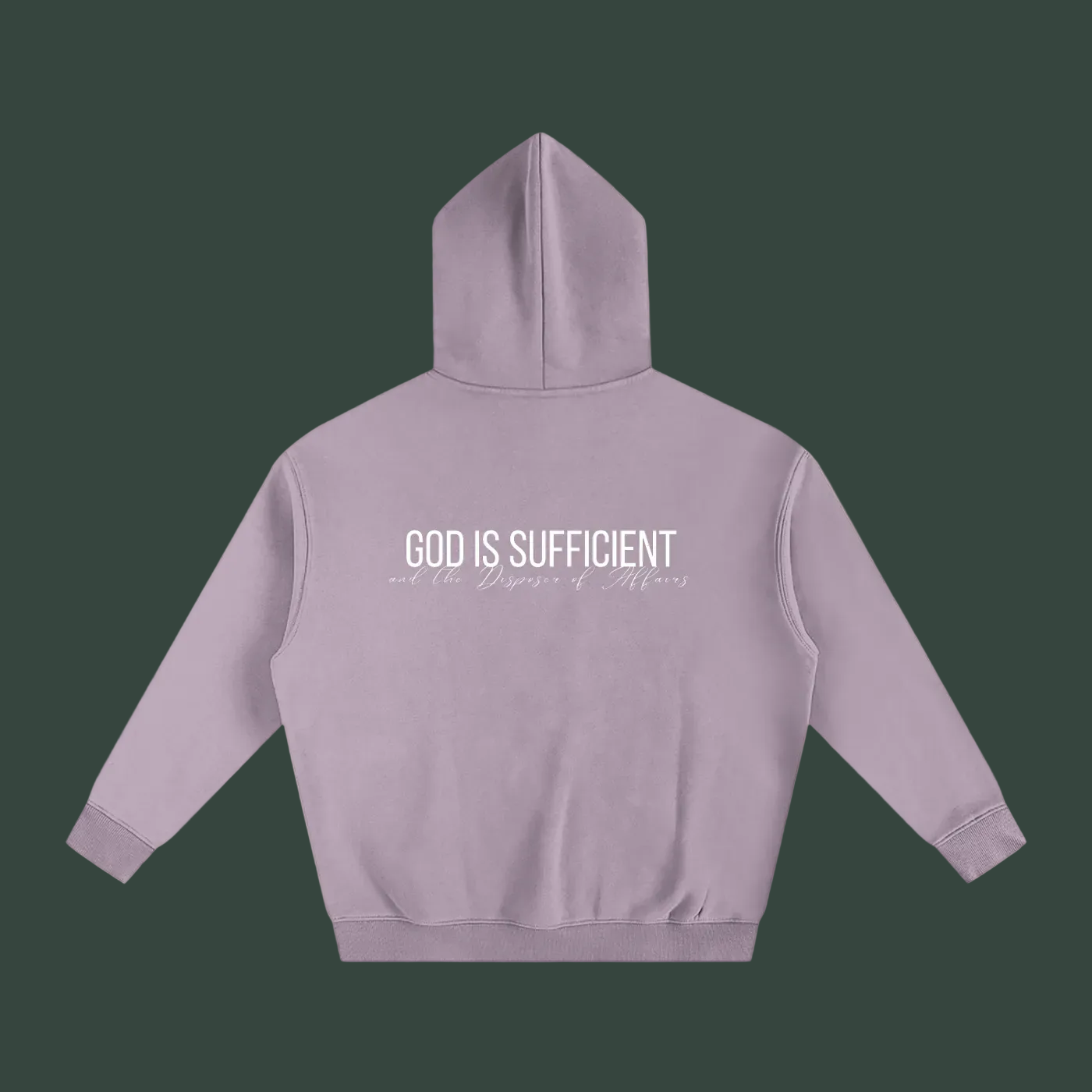 ‘God Is Sufficient’ - Oversized Fleeced Hoodie