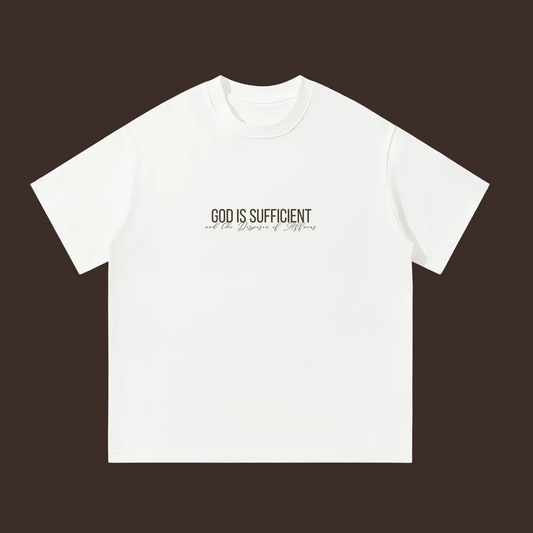 ‘God Is Sufficient’ -  Oversized T-Shirt